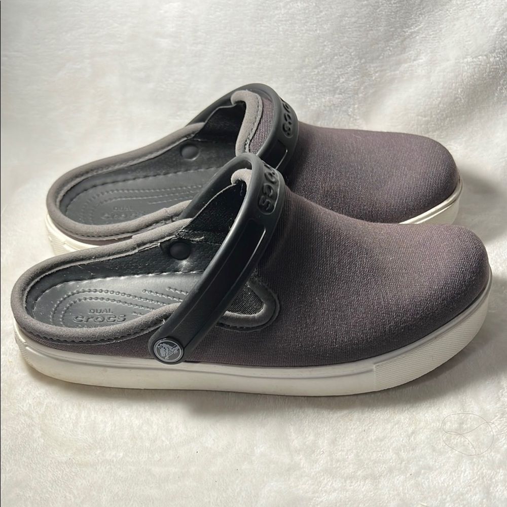 CROCS Citilane Canvas Slip-On Clogs - Size6 - Picture 2 of 8